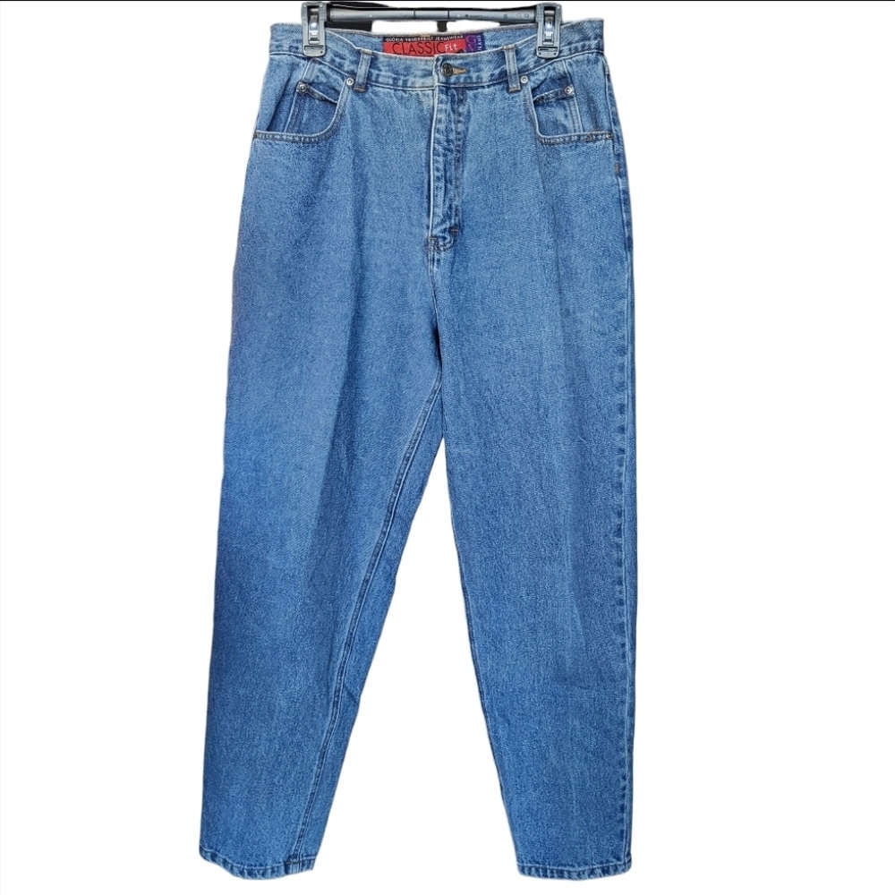 80s/90s Vintage Gloria Vanderbilt Jeanswear GV Classic Fit Tapered Mom Jean Sz 8